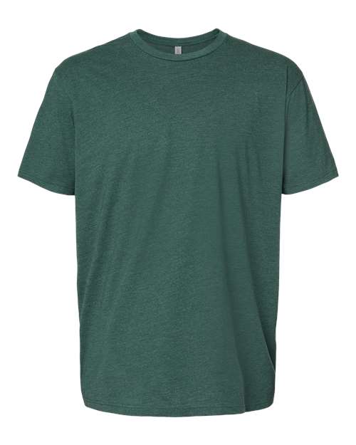 Next Level Unisex CVC Tee - Heather Forest Green Front
