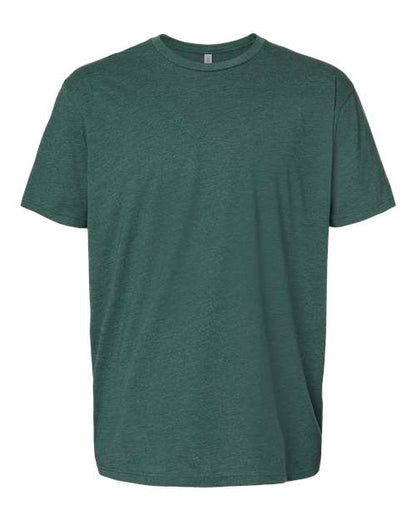 Next Level Unisex CVC Tee - Heather Forest Green Front