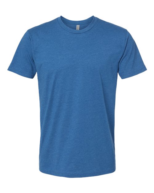 Next Level Unisex CVC Tee - Heather Cool Blue Front