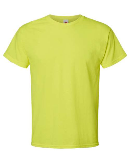 Hanes Unisex Essential-T T-Shirt - Safety Green Front