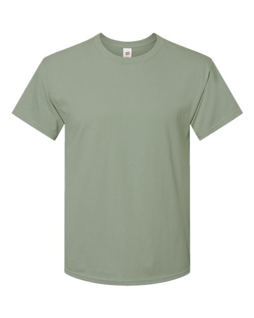 Hanes Unisex Essential-T T-Shirt - Stonewashed Green Front