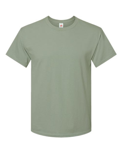 Hanes Unisex Essential-T T-Shirt - Stonewashed Green Front