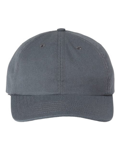 Classic Caps USA-Made Dad Hat - Charcoal Front