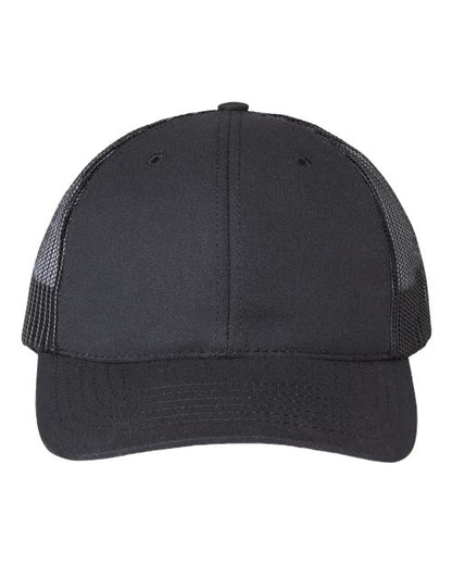 Classic Caps USA-Made Trucker Cap - Black Front