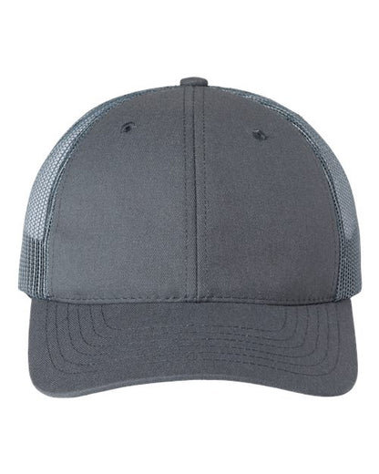 Classic Caps USA-Made Trucker Cap - Charcoal Front