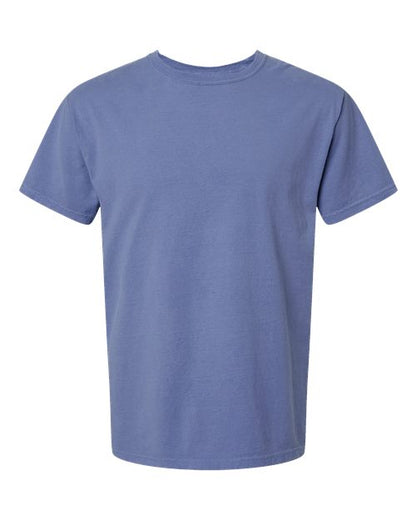 ComfortWash by Hanes Men's Garment-Dyed T-Shirt - Frontier Blue Front