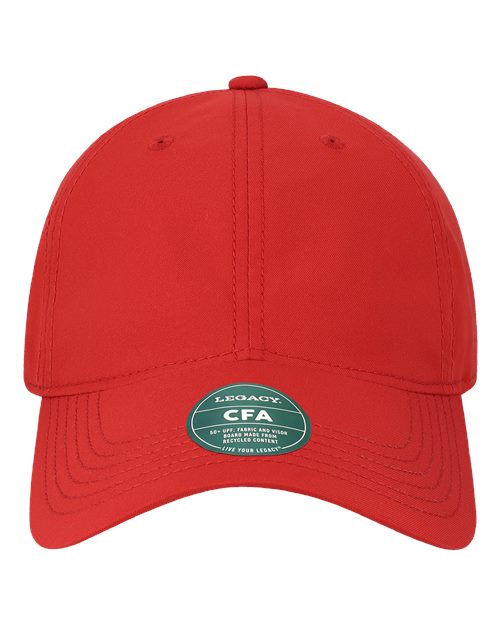 LEGACY Cool Fit Adjustable Cap - Scarlet Front