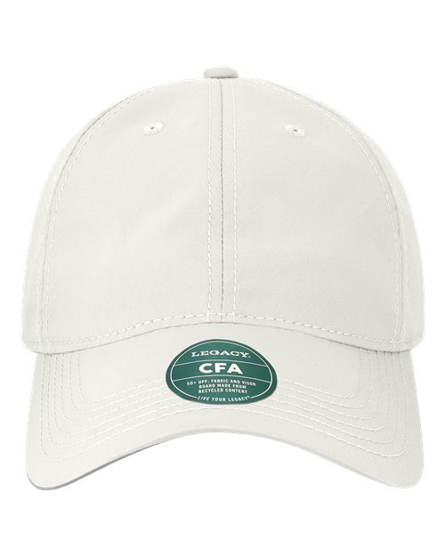 LEGACY Cool Fit Adjustable Cap - White Front