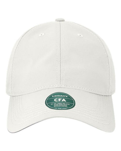 LEGACY Cool Fit Adjustable Cap - White Front