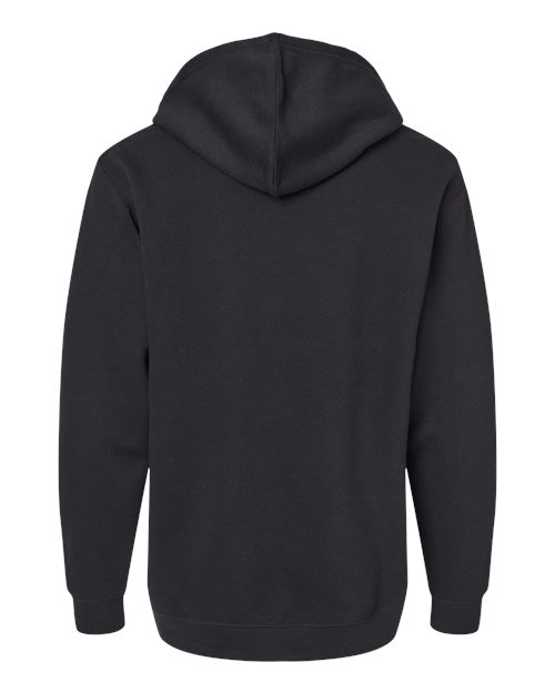 LAT Unisex Elevated Fleece Hoodie Sweatshirt - Back