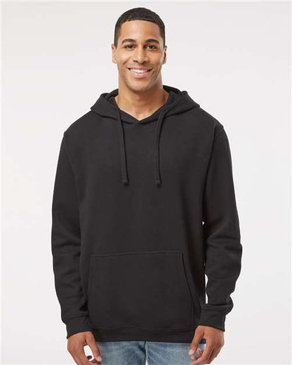 LAT Unisex Elevated Fleece Hoodie Sweatshirt - Model Front