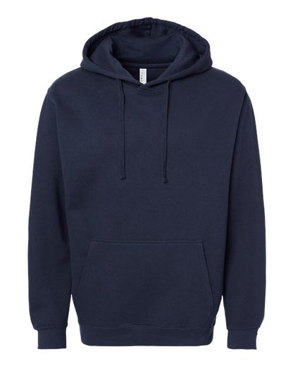 LAT Unisex Elevated Fleece Hoodie Sweatshirt - Navy Front
