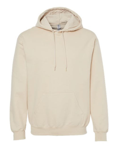 Unisex Softstyle® Midweight Hooded Sweatshirt - Sand Front