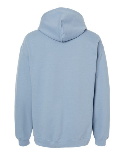 Unisex Softstyle® Midweight Hooded Sweatshirt - Stone Blue Back