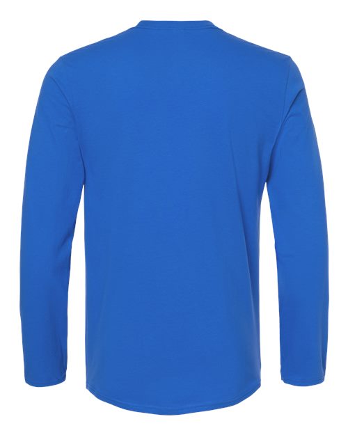 Unisex Softstyle® Long Sleeve T-Shirt - Royal Back