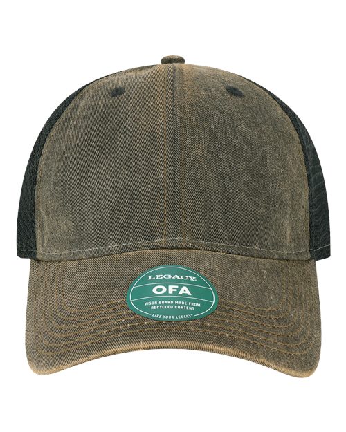 LEGACY Old Favorite Trucker Cap - Black/ Black Front