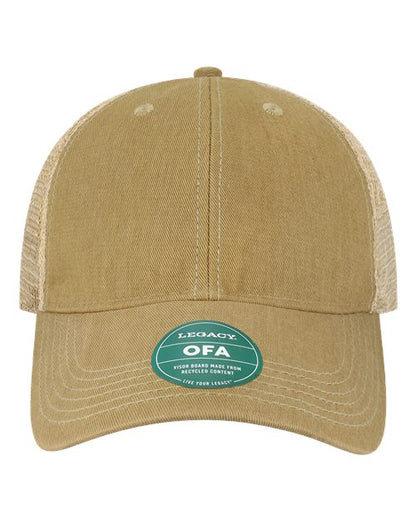 LEGACY Old Favorite Trucker Cap - Khaki/ Khaki Front