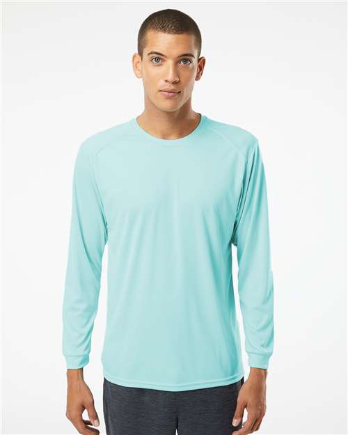 Paragon Unisex Long Islander Performance Long Sleeve T-Shirt - Model Front