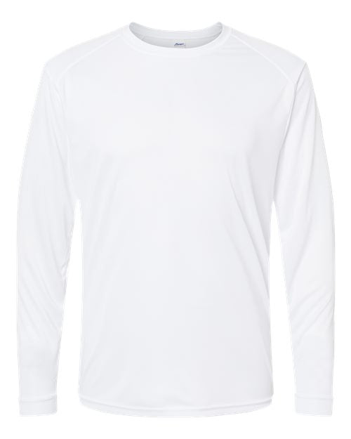 Paragon Unisex Long Islander Performance Long Sleeve T-Shirt - White Front
