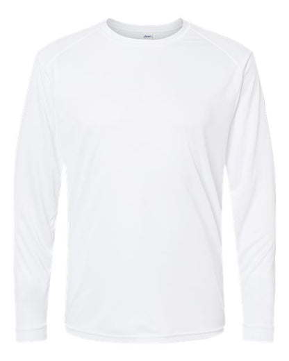 Paragon Unisex Long Islander Performance Long Sleeve T-Shirt - White Front