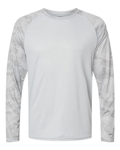 Paragon Unisex Cayman Performance Camo Colorblocked Long Sleeve T-Shirt