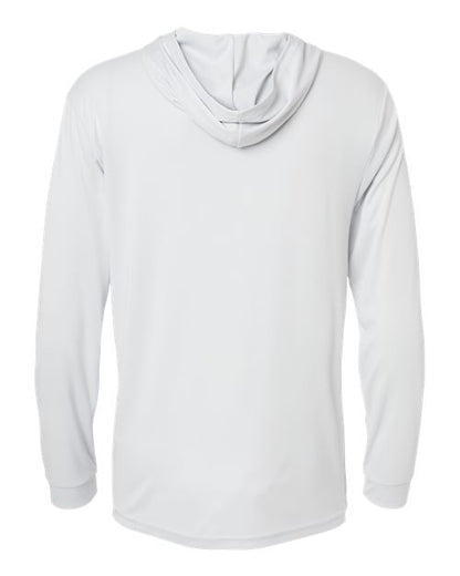 Paragon Unisex Bahama Performance Hooded Long Sleeve T-Shirt - Back