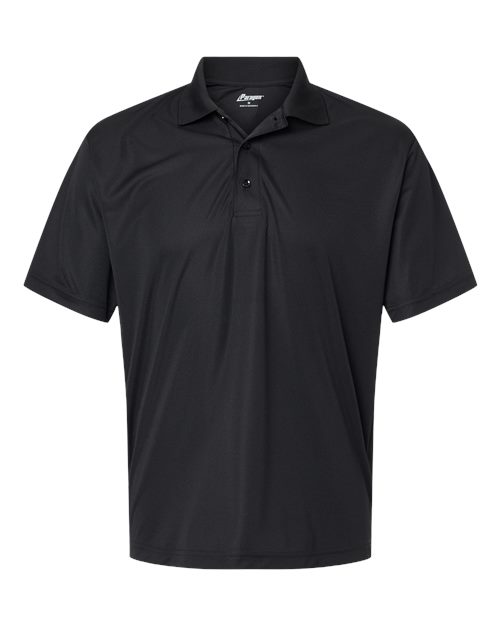 Paragon Men's Sebring Performance Polo - Black Front