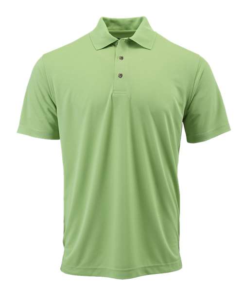 Paragon Youth Saratoga Performance Mini Mesh Polo - Kiwi Front