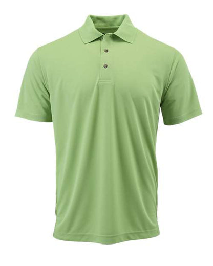 Paragon Youth Saratoga Performance Mini Mesh Polo - Kiwi Front