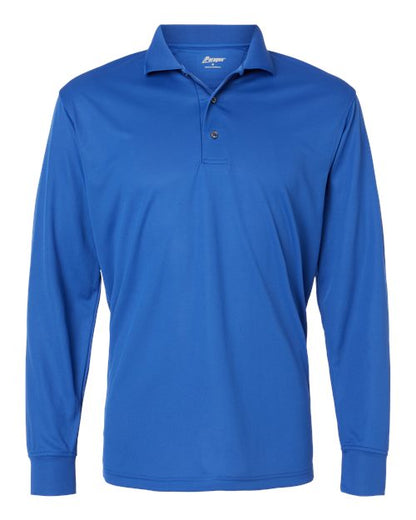 Paragon Men's Prescott Long Sleeve Polo - Royal Front