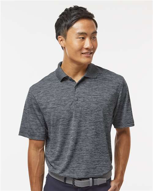 Paragon Men's Dakota Striated Heather Polo - Model Front