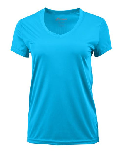 Paragon Women's Vera V-Neck T-Shirt - Turquoise Front