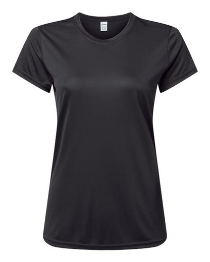 Paragon Women's Islander Performance T-Shirt - Black Front