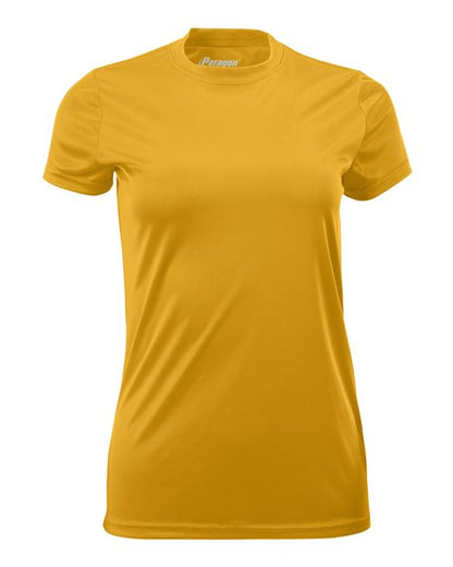 Paragon Women's Islander Performance T-Shirt - Gold Front