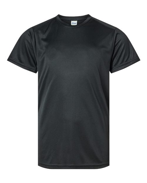 Paragon Youth Islander Performance T-Shirt - Black Front