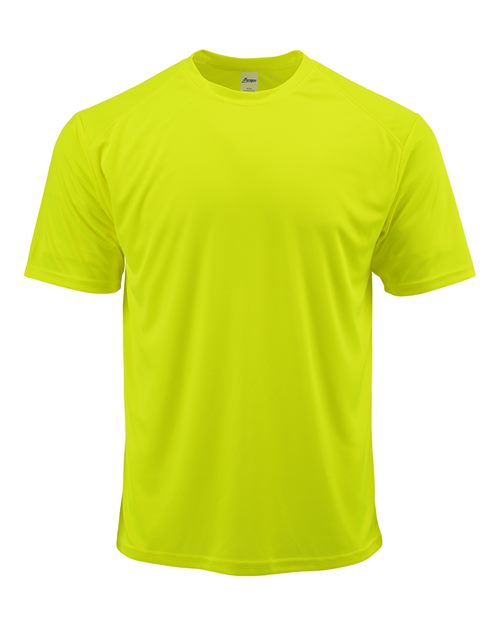 Paragon Youth Islander Performance T-Shirt - Safety Green Front
