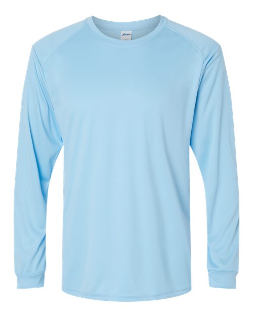 Paragon Unisex Long Islander Performance Long Sleeve T-Shirt - Blue Mist Front