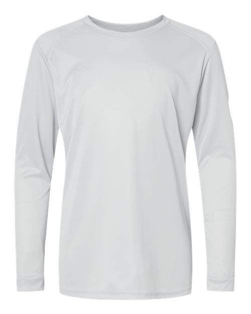 Paragon Youth Long Islander Performance Long Sleeve T-Shirt - Aluminum Front