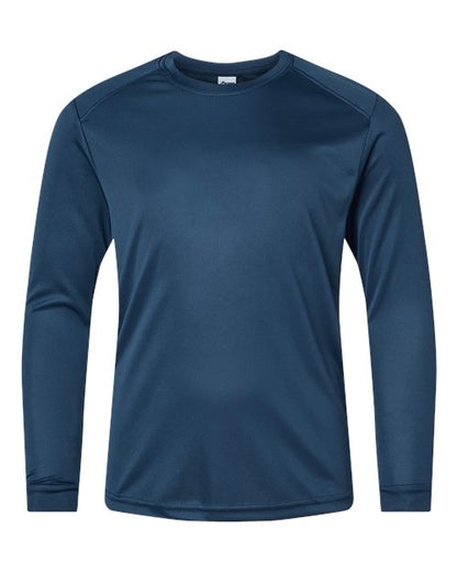 Paragon Youth Long Islander Performance Long Sleeve T-Shirt - Navy Front