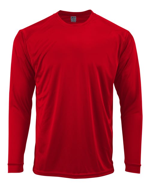 Paragon Youth Long Islander Performance Long Sleeve T-Shirt - Red Front
