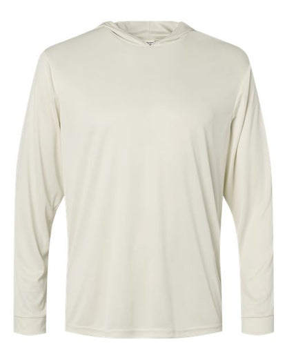 Paragon Unisex Bahama Performance Hooded Long Sleeve T-Shirt - Sand Front