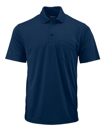Paragon Men's Snag Proof Polo with Pocket - Midnight Navy Front