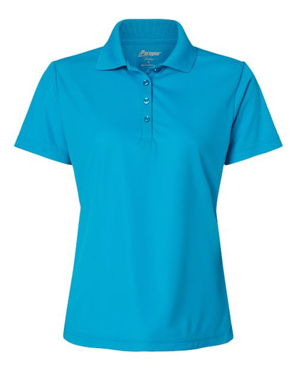 Paragon Women's Sebring Performance Polo - Turquoise Front