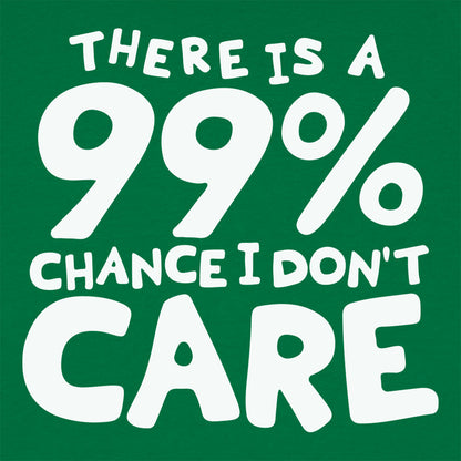 There Is a 99% Chance I Don't Care