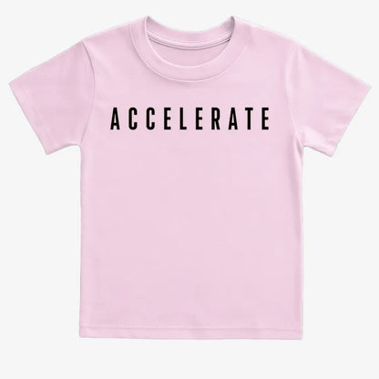 ACCELERATE-Kids T-Shirt-Pink
