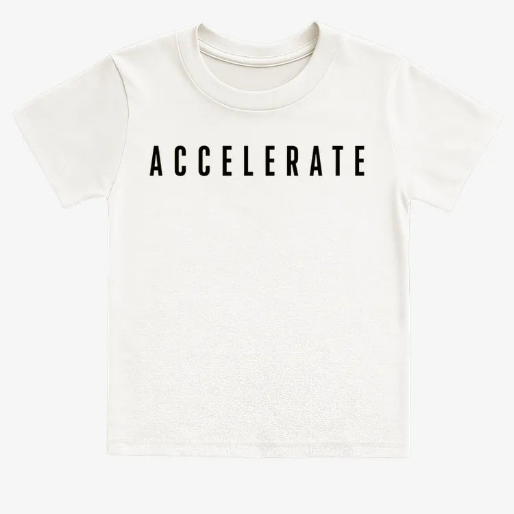 ACCELERATE-Kids T-Shirt-White