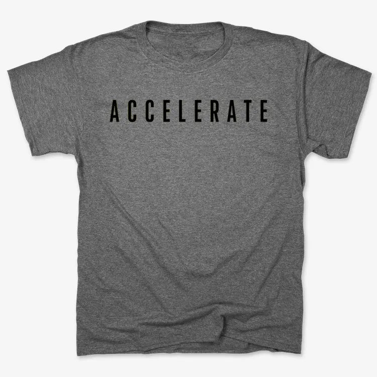 ACCELERATE-Men's T-Shirt-Charcoal Heather