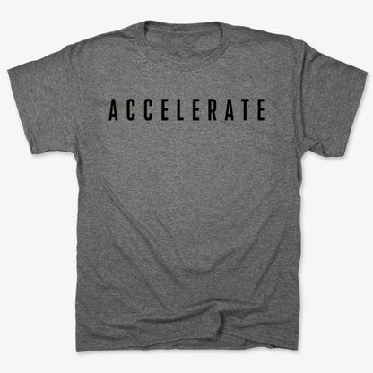 ACCELERATE-Men's T-Shirt-Charcoal Heather