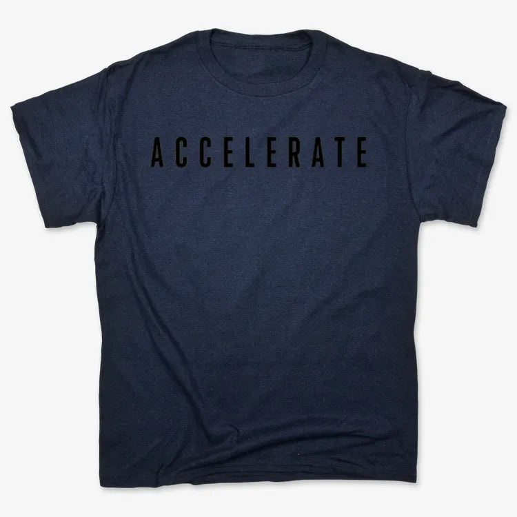 ACCELERATE-Men's T-Shirt-Navy Blue
