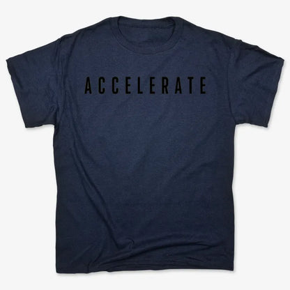 ACCELERATE-Men's T-Shirt-Navy Blue